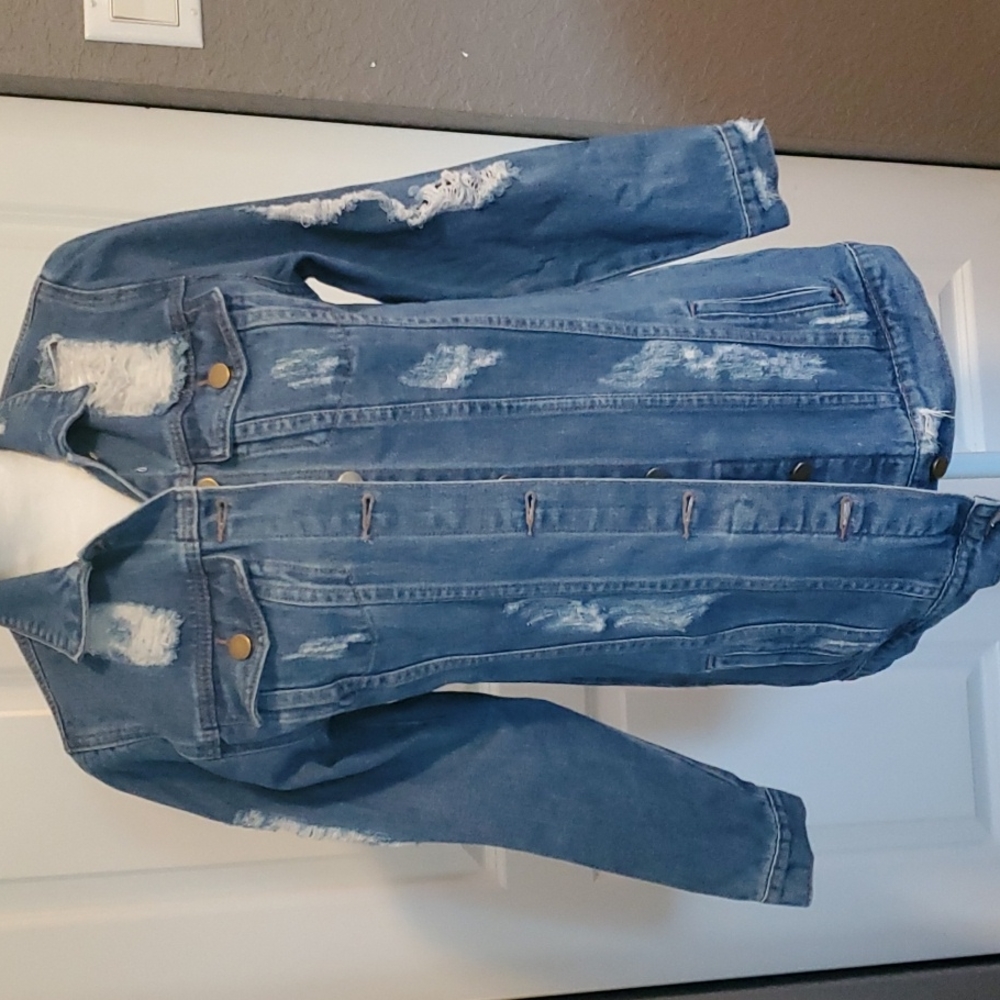 Fashion nova Jean jacket-NWT